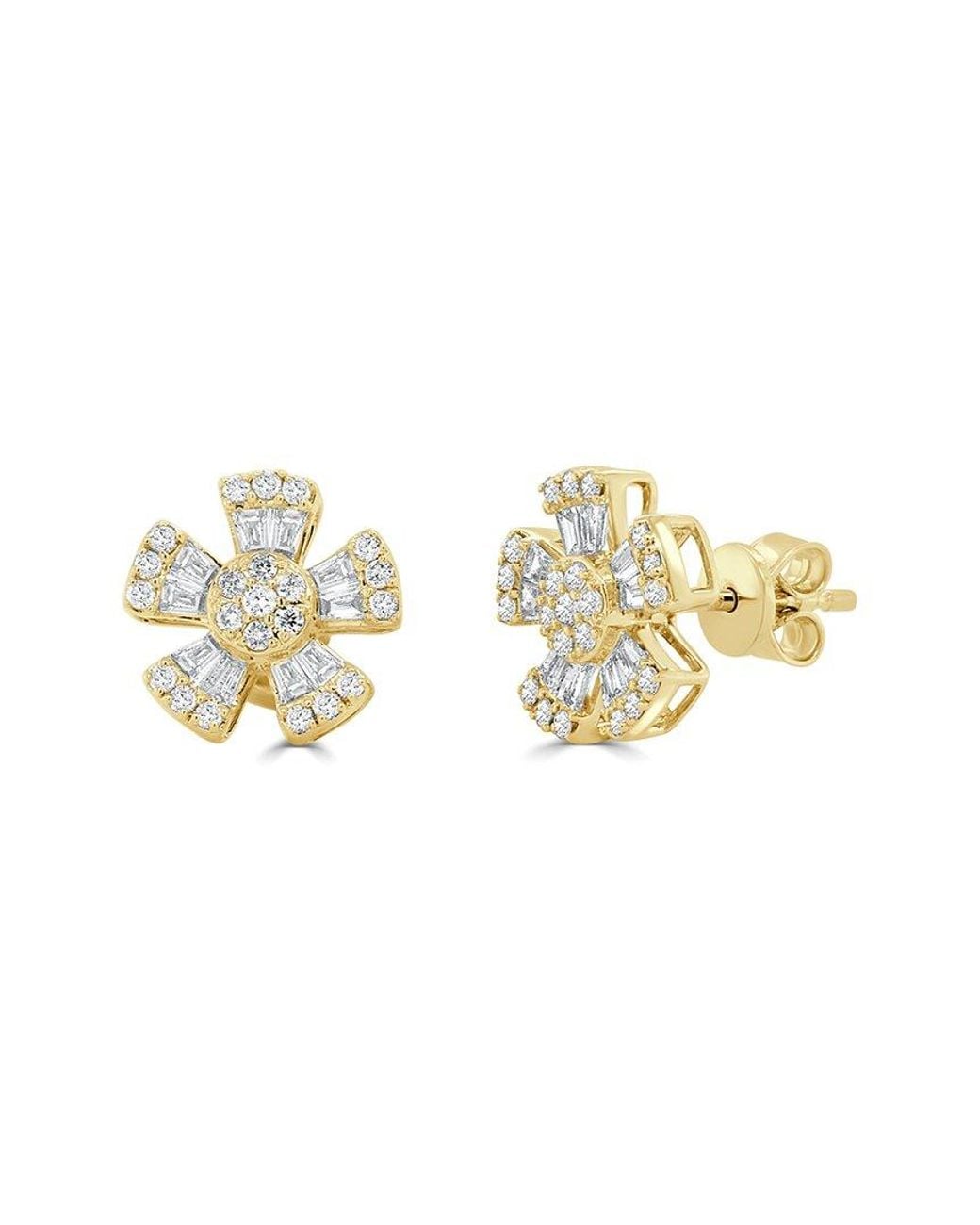 Sabrina Designs Metallic 14K 0.75 Ct. Tw. Diamond Studs