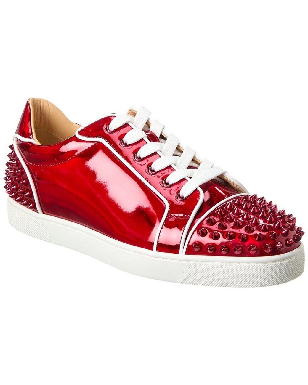 Christian Louboutin Seavaste 2 Orlato Patent Sneaker in Red for Men Lyst