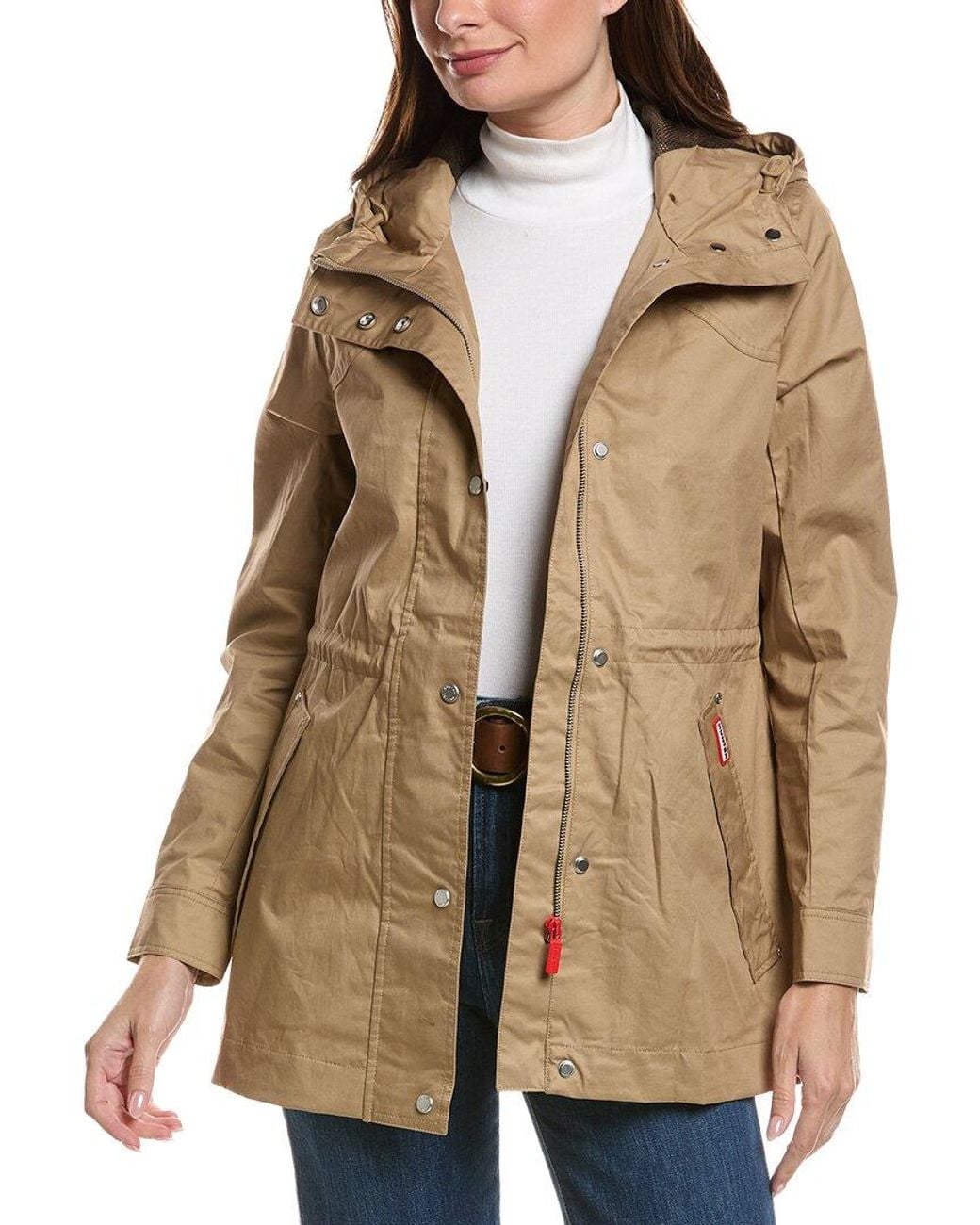 Hunter Natural Adela Waterproof Classic Rain Jacket