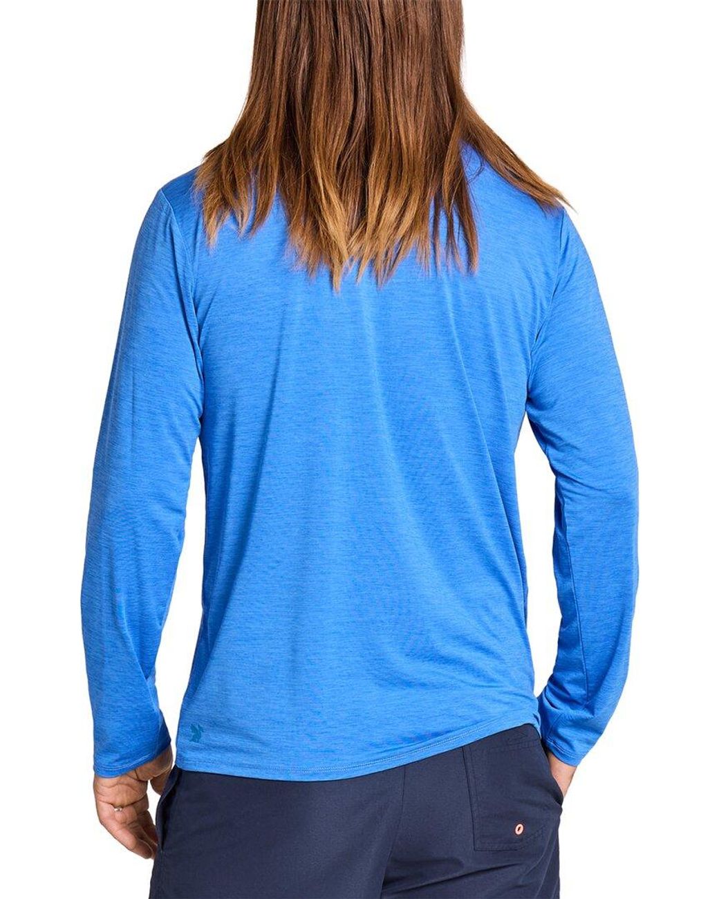 Life Is Good. Blue Sun Crusher T-Shirt for men