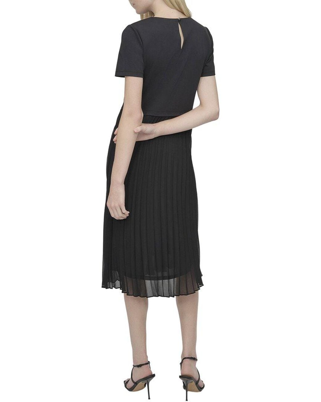 DKNY Black A-Line Dress
