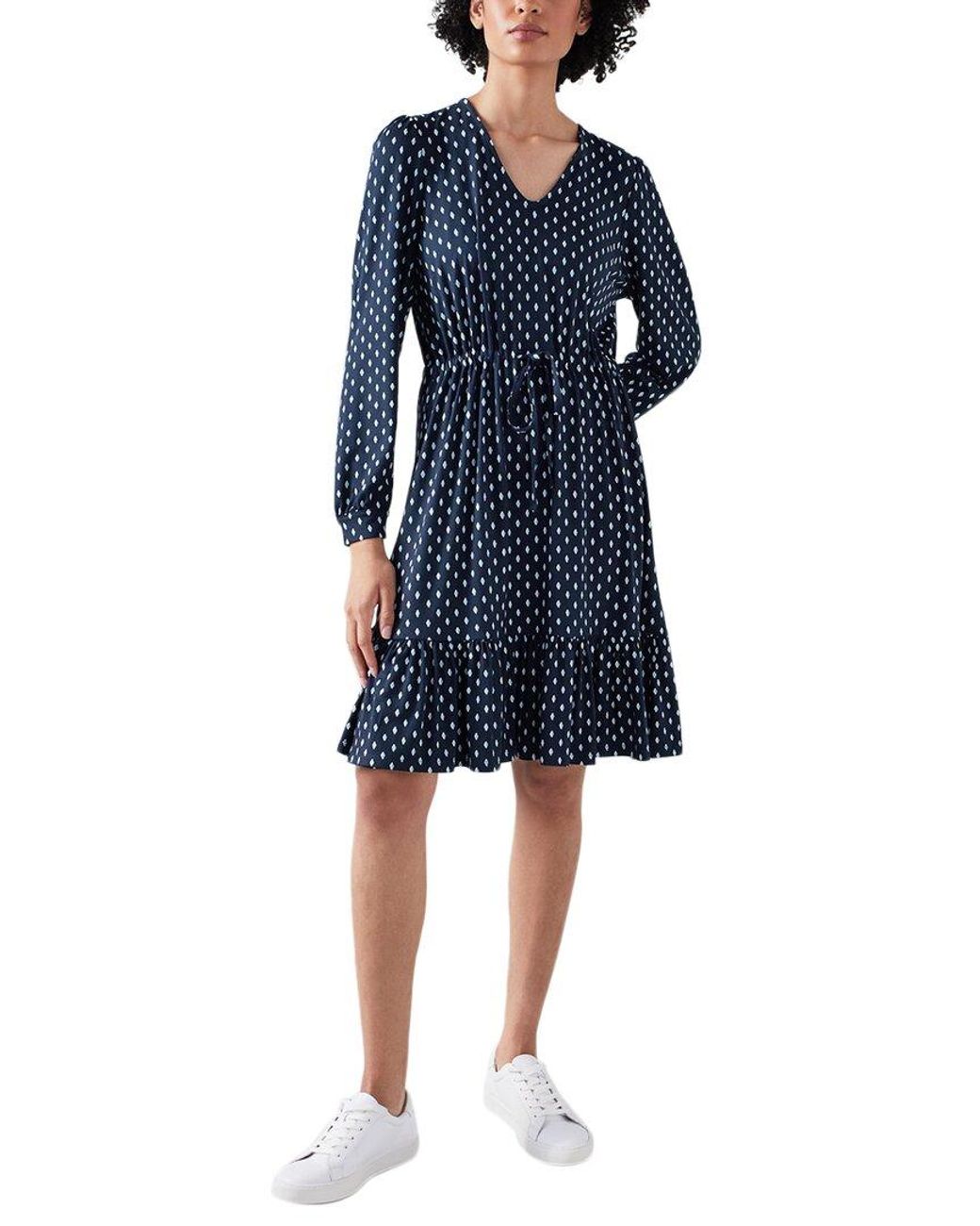LK Bennett Everly Dress in Blue Lyst Canada