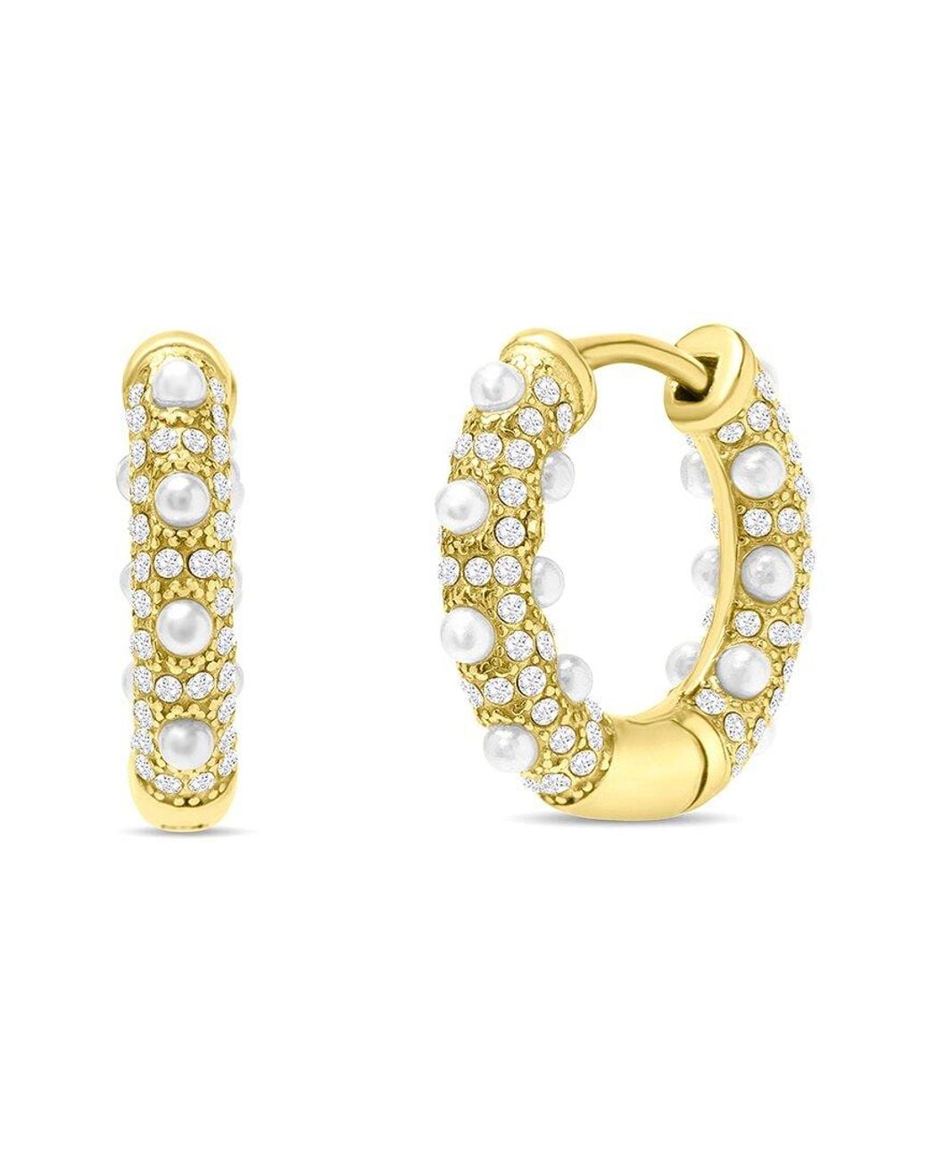 Bruno Magli Metallic Plated Earrings