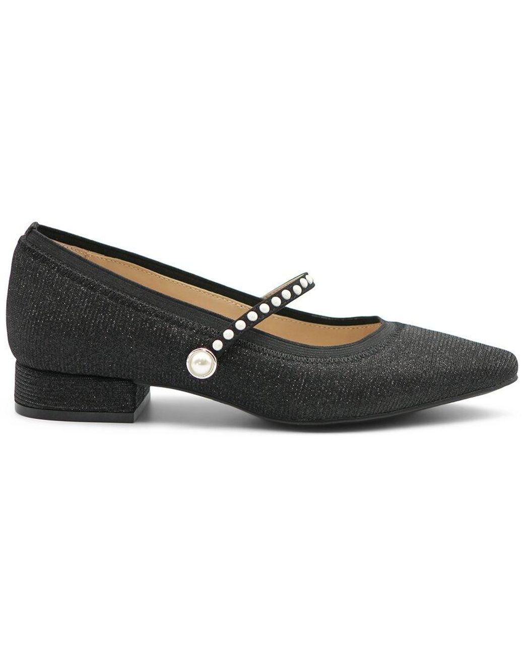 Adrienne Vittadini Black Piso Pump