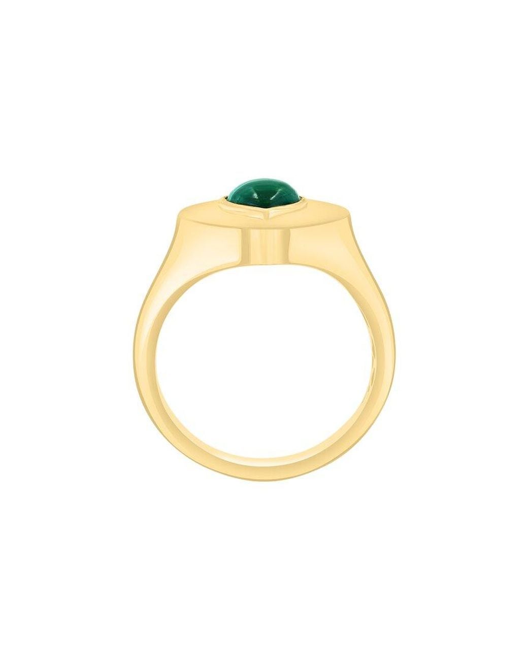 Effy Fine Jewelry Metallic 14K 0.96 Ct. Tw. Malachite Ring