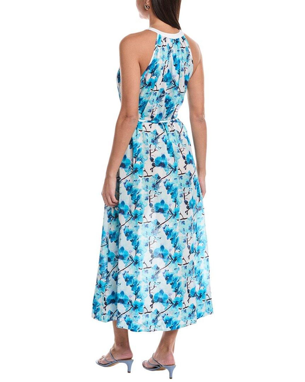 Ro's Garden Blue Teodolina Maxi Dress