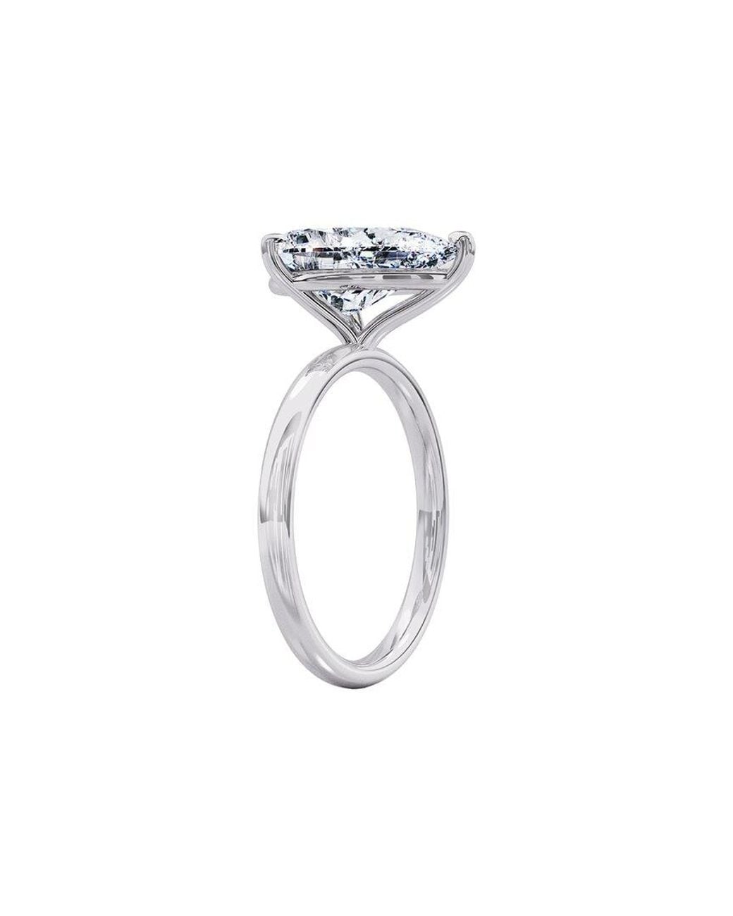 Lab Grown Diamonds White 14K.00 Ct. Tw. Lab-Grown Diamond Ring
