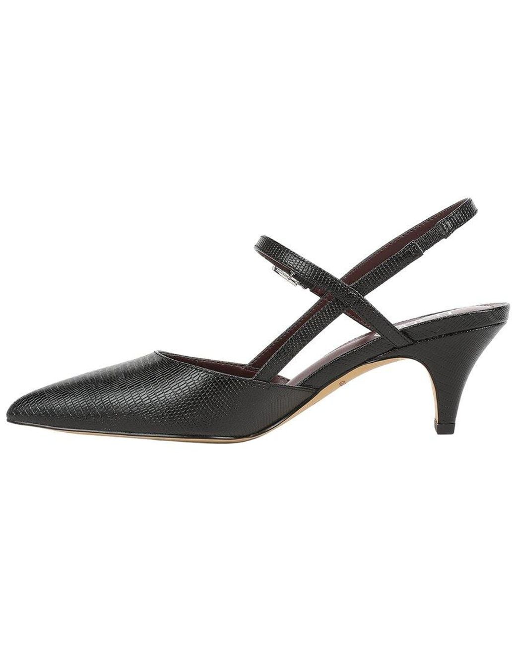 Franco Sarto Black Mattea Slingback Pump
