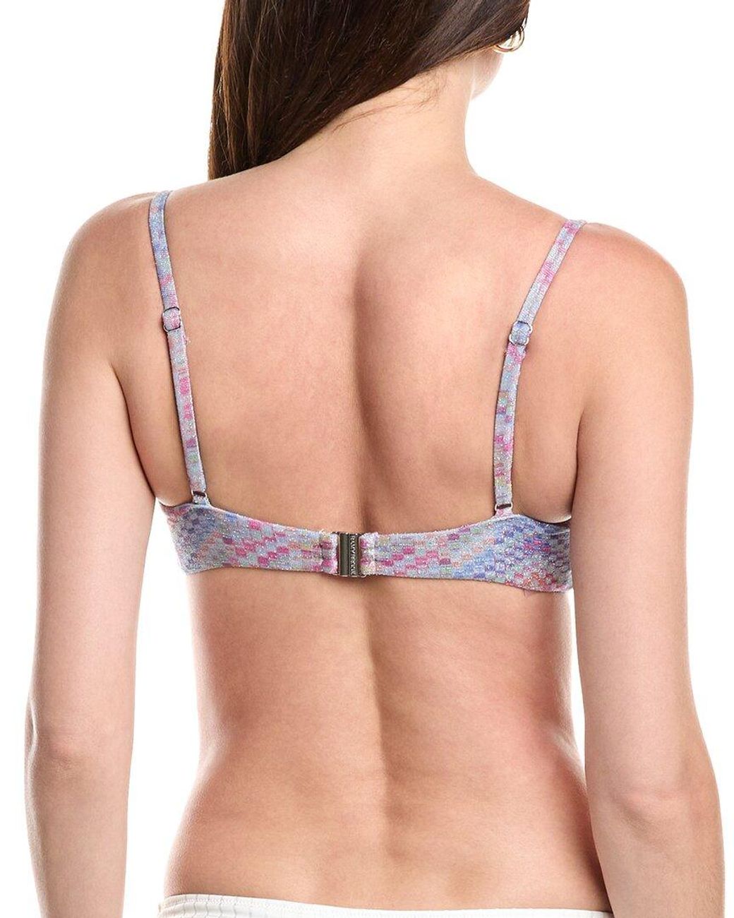 Ramy Brook Blue Paralee Bikini Top