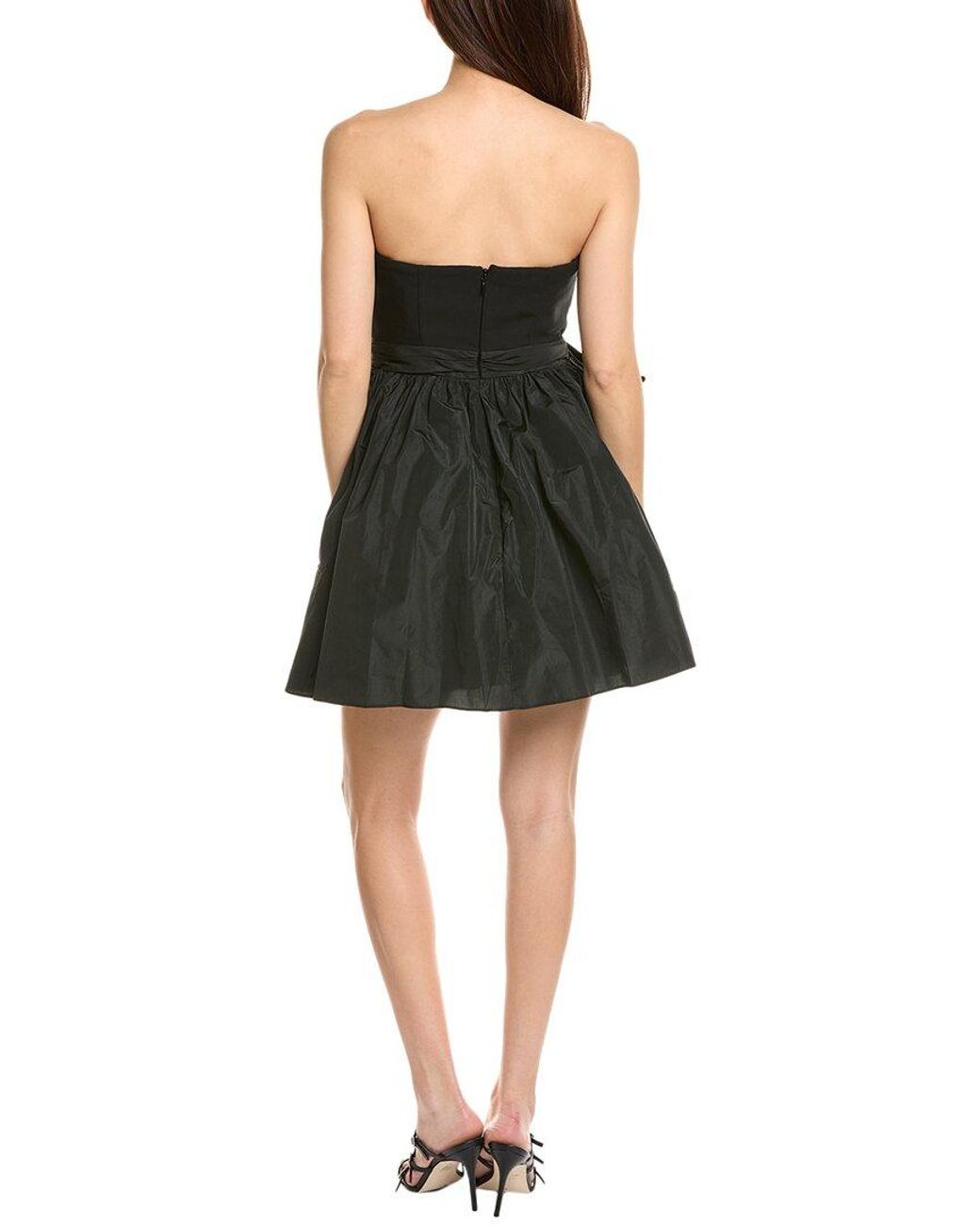 Cinq À Sept Black Stella Liv Side Bow Dress