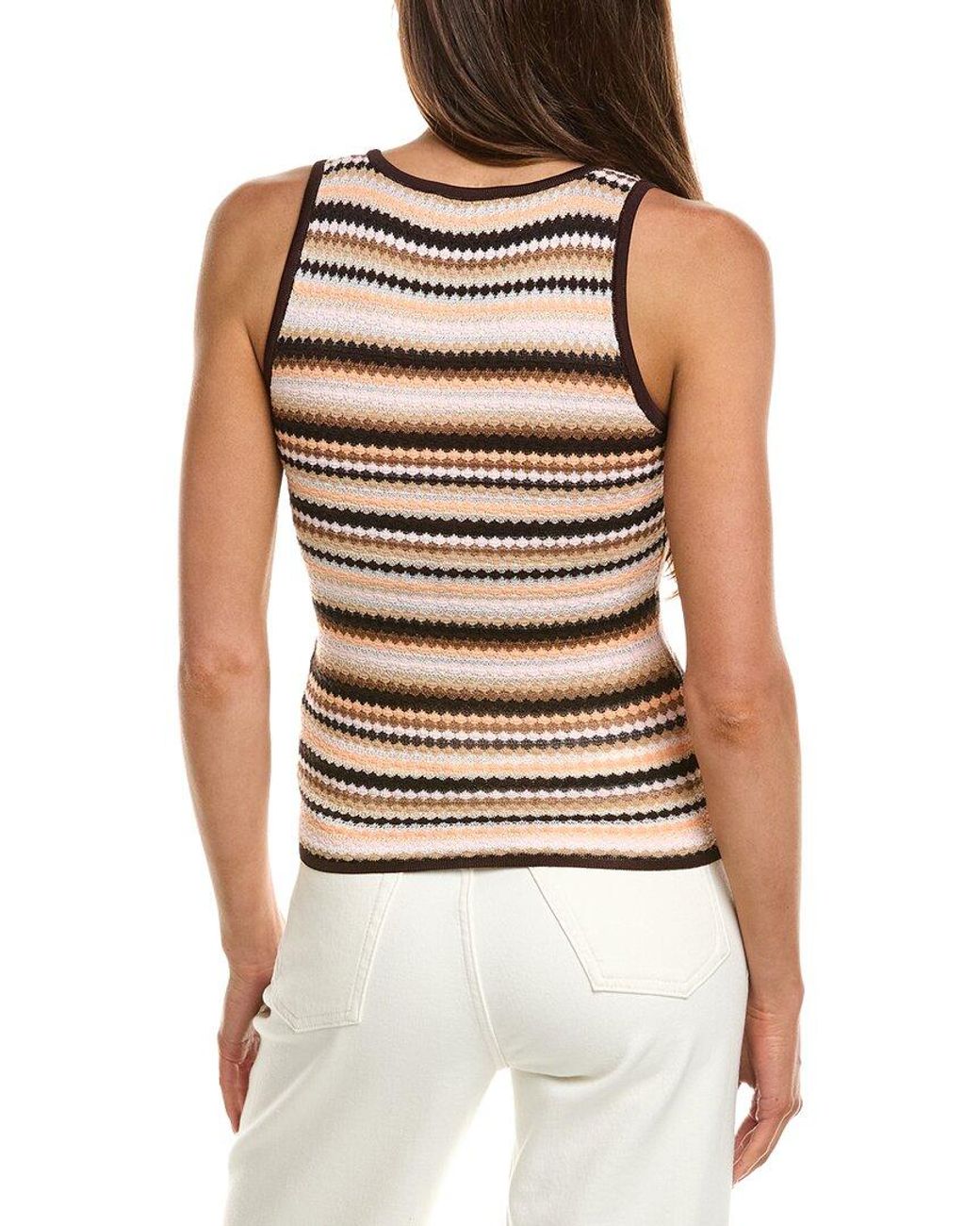 Missoni White Canotta Top