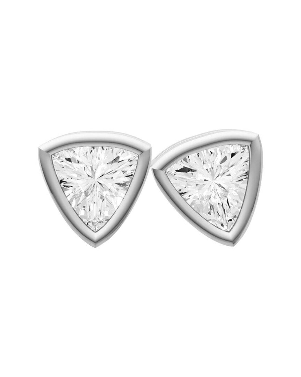 Lab Grown Diamonds Gray 14K 0.50 Ct. Tw. Lab-Grown Diamond Earrings