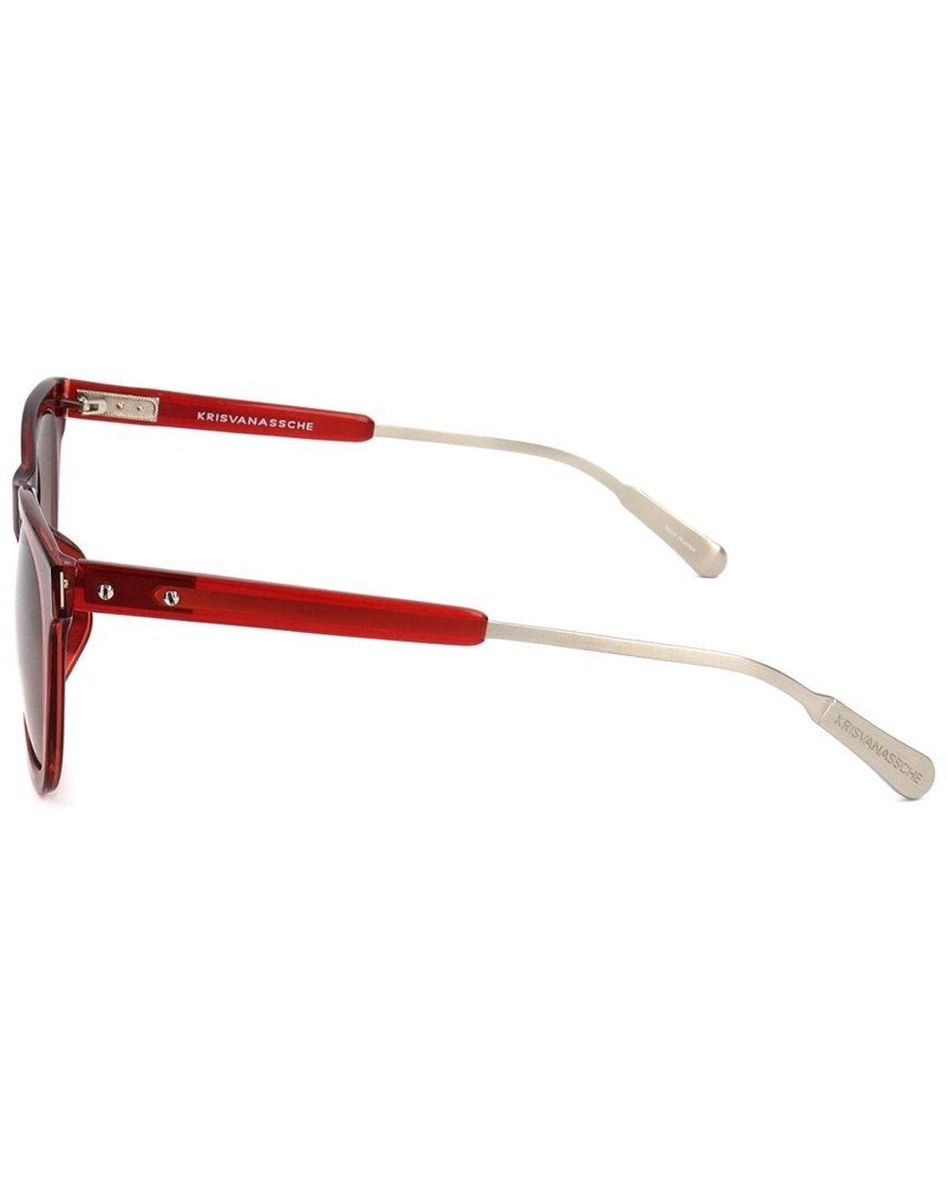 Linda Farrow Red Kva61l 49mm Sunglasses