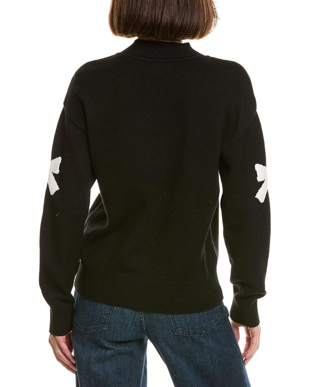 Karl Lagerfeld Black Bow Sweater