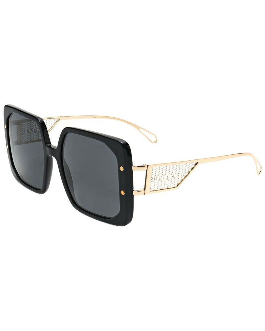 BVLGARI Black Bv8254 55Mm Sunglasses for men
