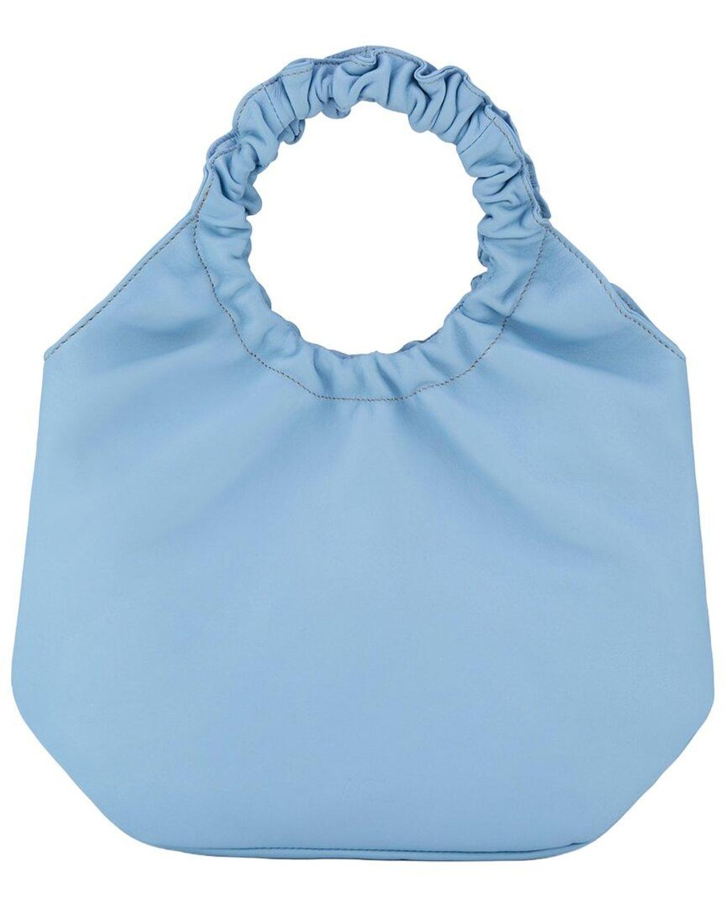 Agl Attilio Giusti Leombruni Blue Mini Gretty Leather Tote