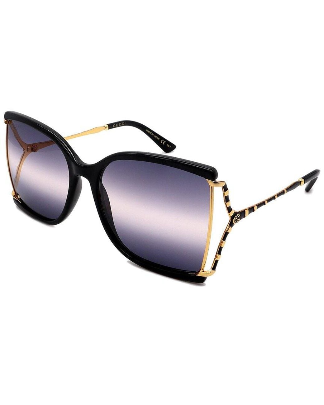 Gucci Blue Gg0592S 60Mm Sunglasses
