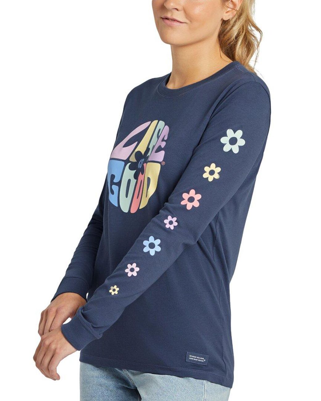 Life Is Good. Blue Crusher T-Shirt