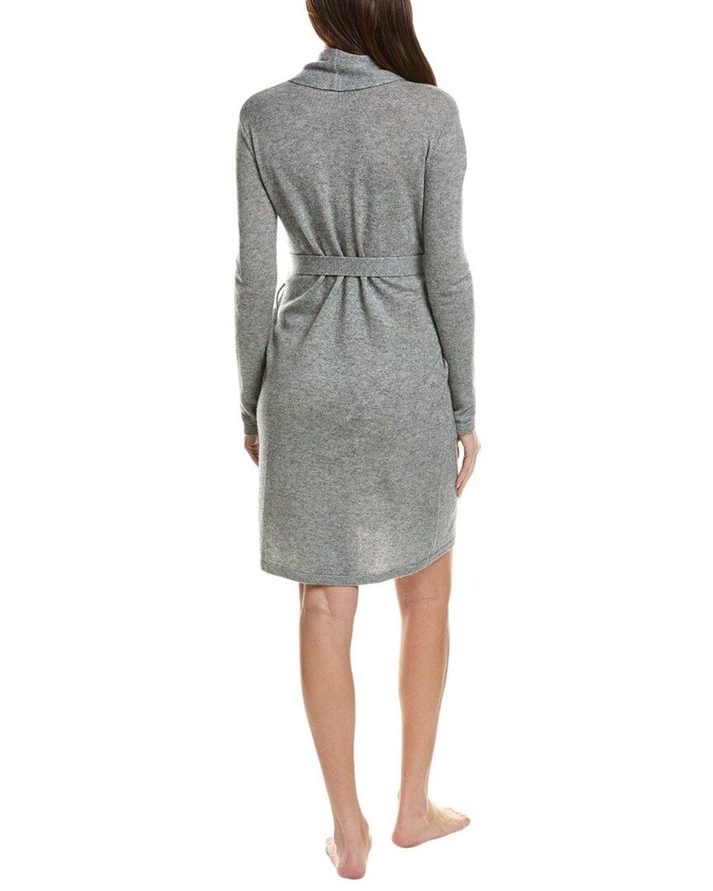 Sofiacashmere Gray Sofiacashmere Classic Jersey Robe