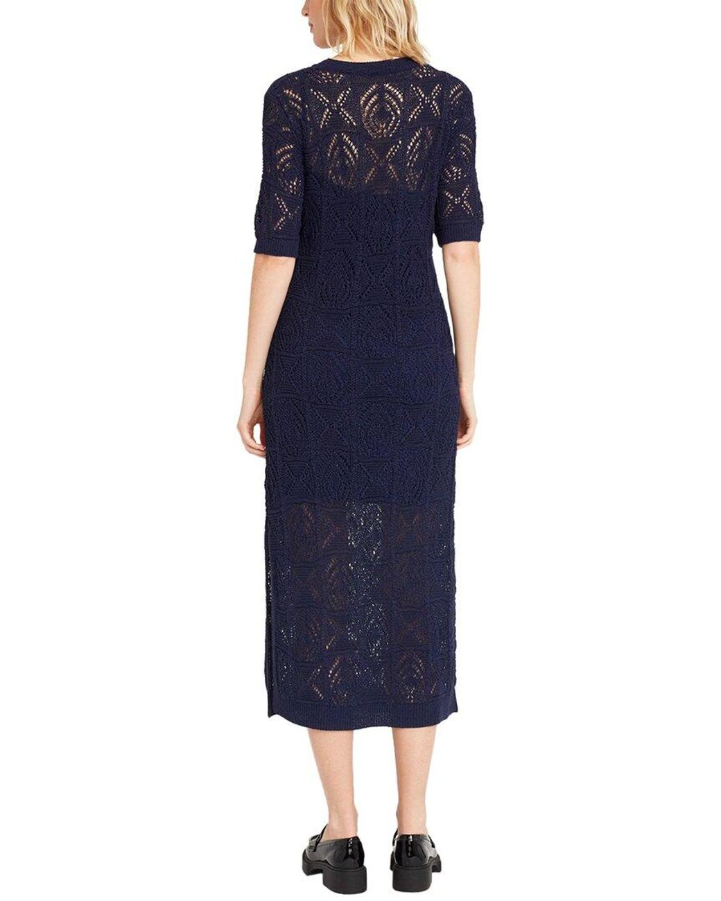 Luxely Blue Midi Dress