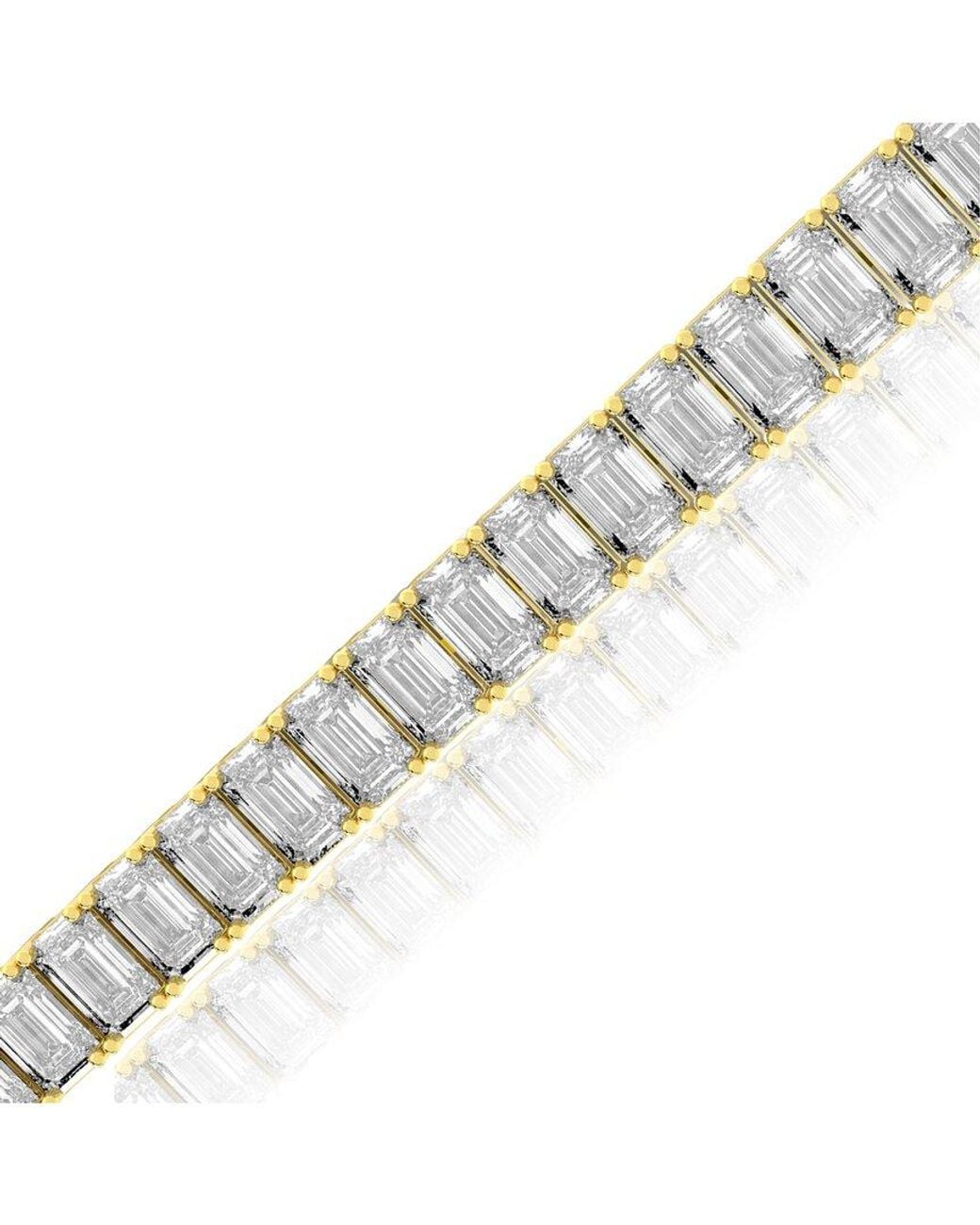 Amairah Metallic Over 15.00 Ct. Tw. Lab-Grown Diamond Tennis Bracelet