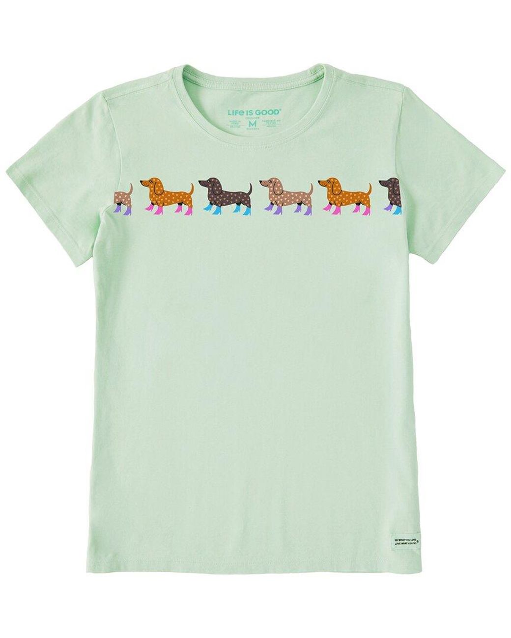 Life Is Good. Green Crusher T-Shirt