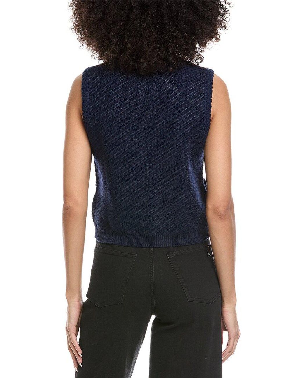 Rag & Bone Blue Claire Vest