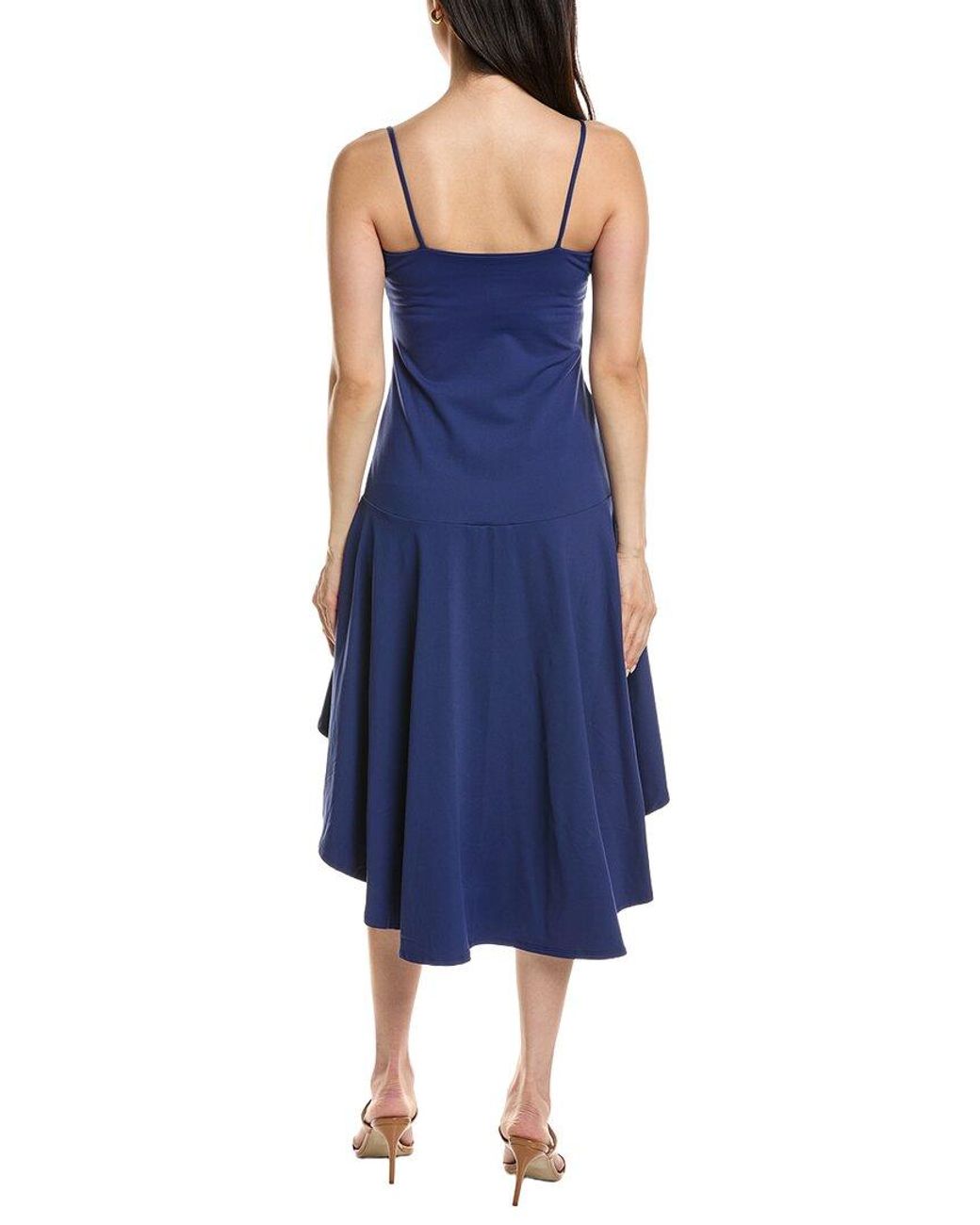 Susana Monaco Blue String Low Waist Dress