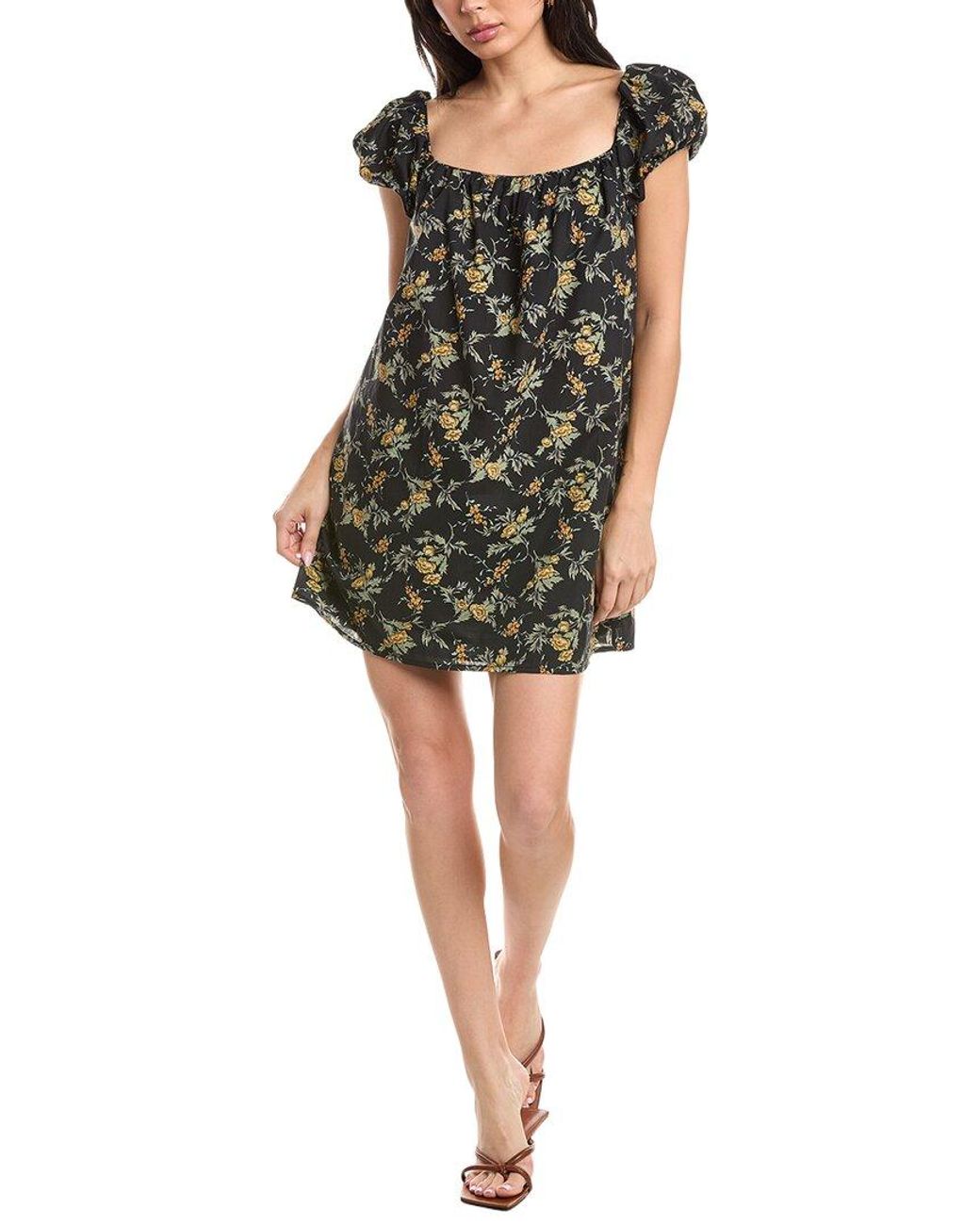 JLuxe Green Short Sleeve Mini Dress