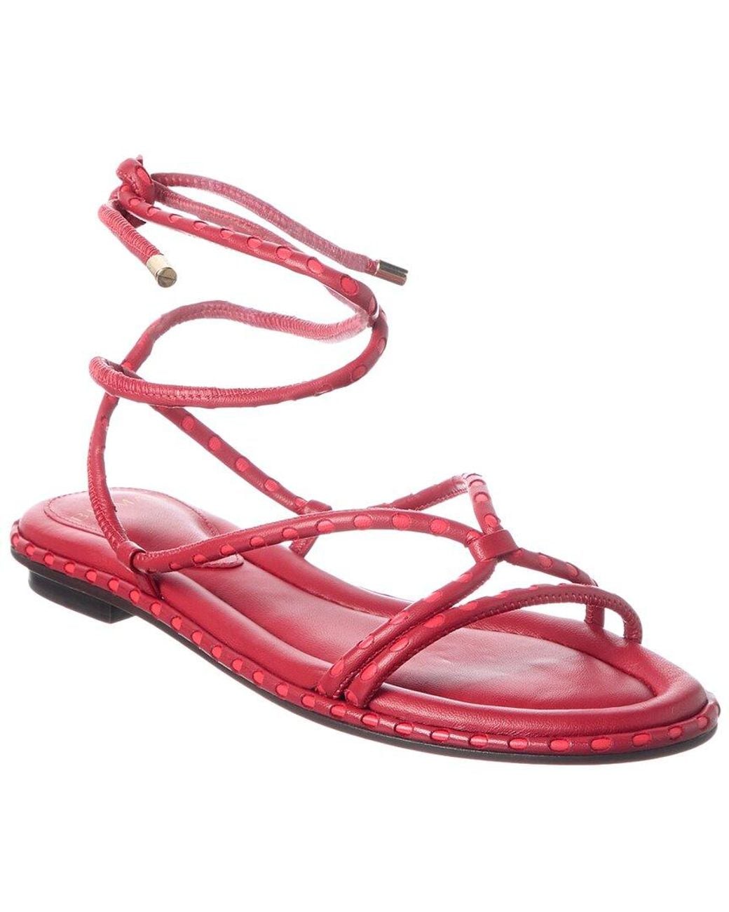 Alexandre Birman Pink Donna Leather Flat