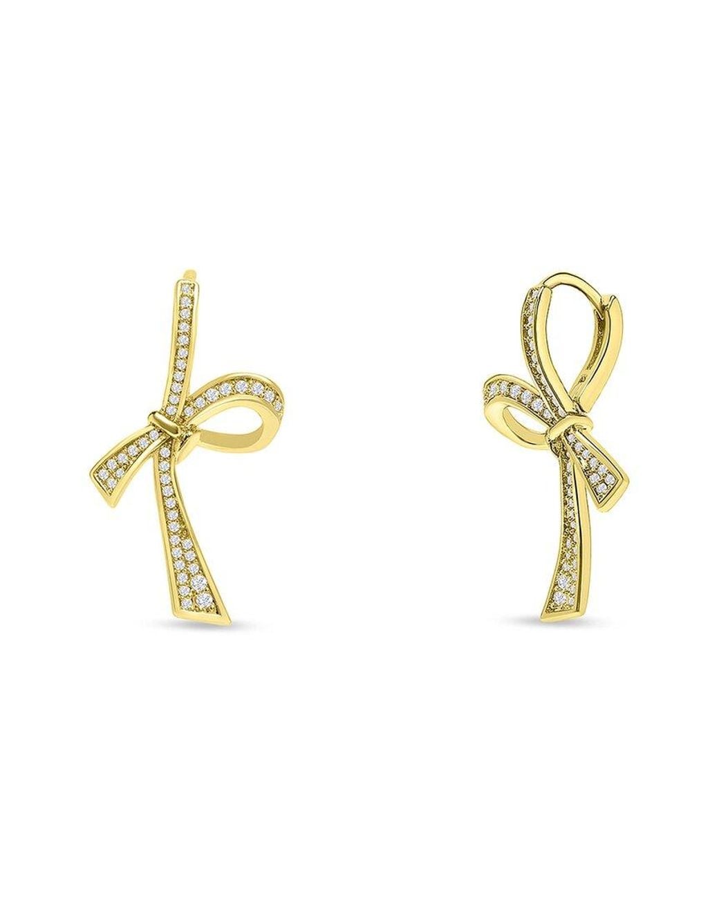 Bruno Magli Metallic Plated Earrings