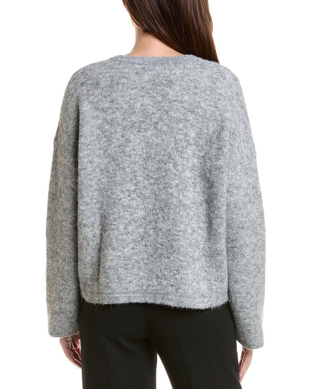 ANNA KAY Gray Jackie Wool-Blend Cardigan