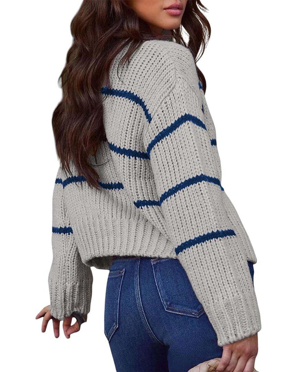 VERA DOLINI Blue Cardigan