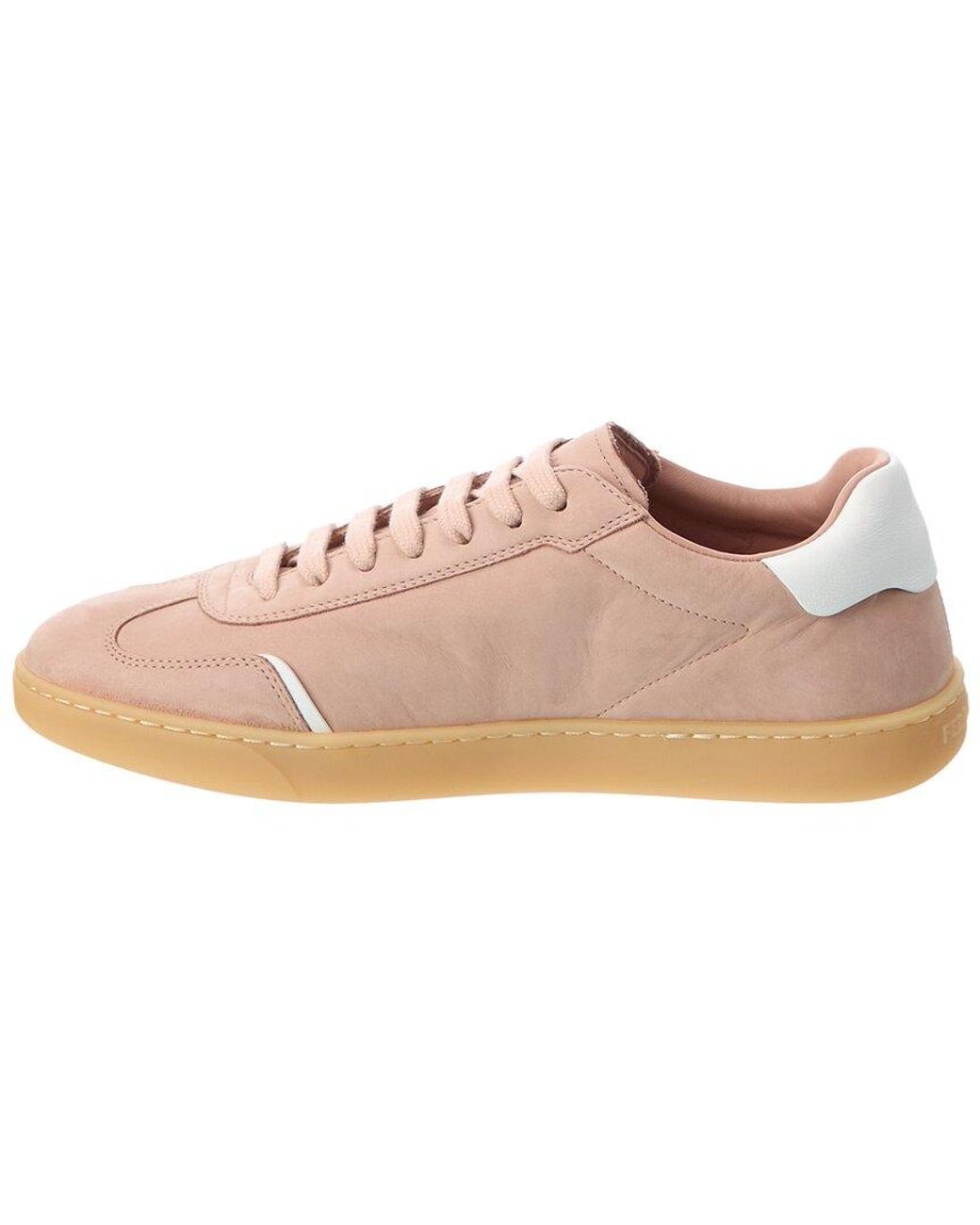 Ferragamo Pink Athena Leather Sneaker