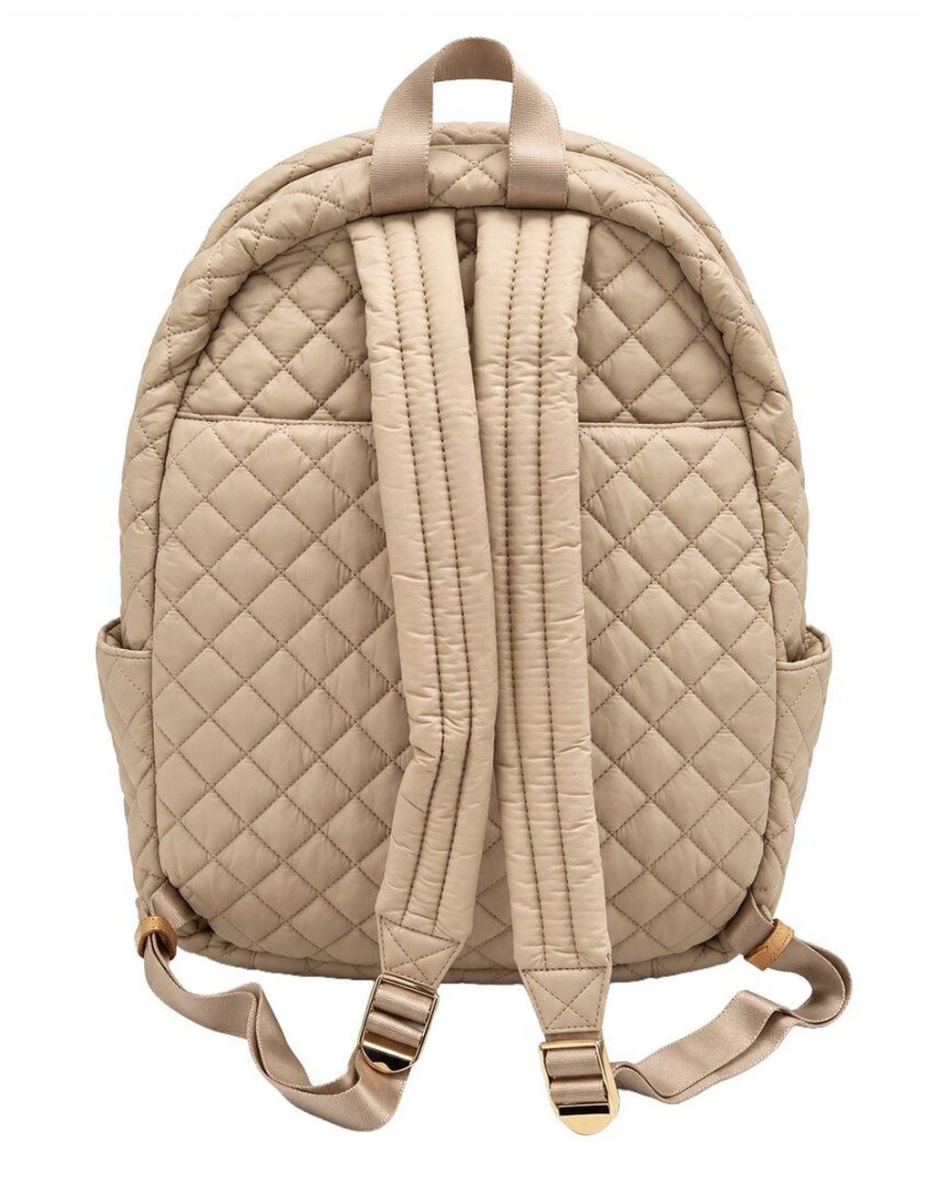MZ Wallace Natural Metro Nylon & Leather Backpack