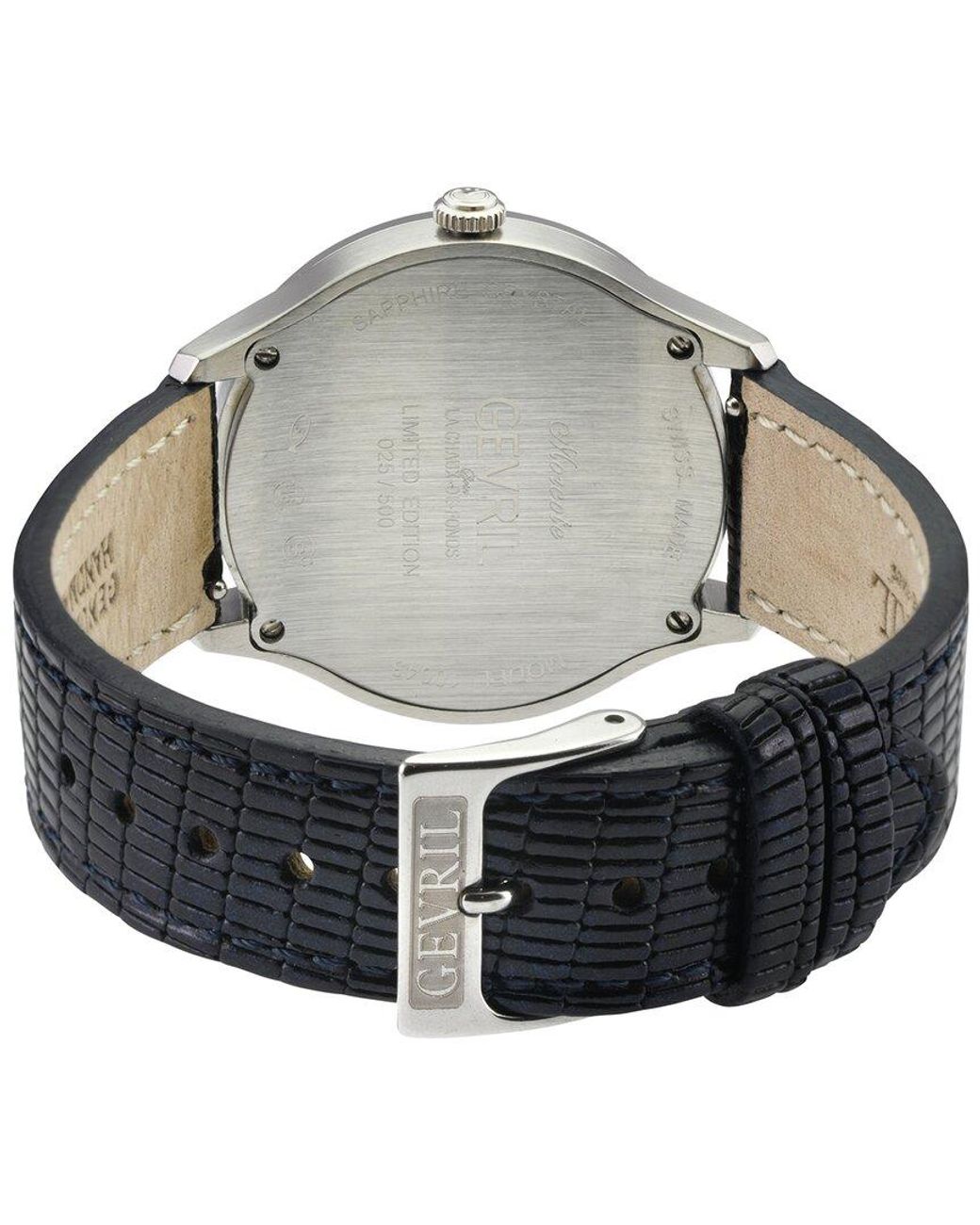 Gevril Blue Morcote Watch