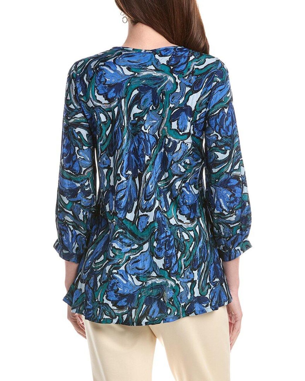Masai Blue Printed Top