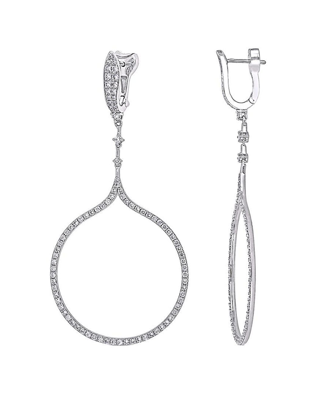 Diamond Select Cuts White 14K 2.57 Ct. Tw. Diamond Drop Earrings