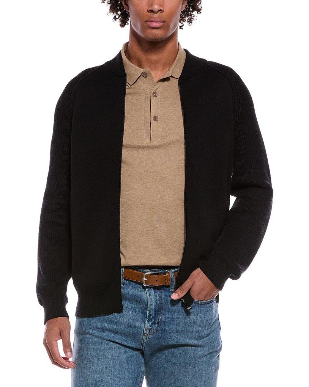Boss Black Boss Grissino Wool-Blend Cardigan for men
