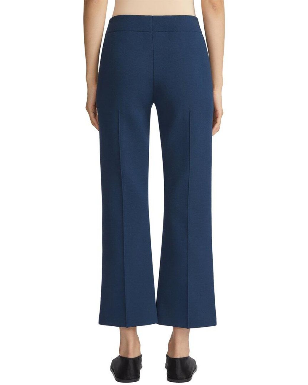 Lafayette 148 New York Blue Petite Foley Flared Knit Pant