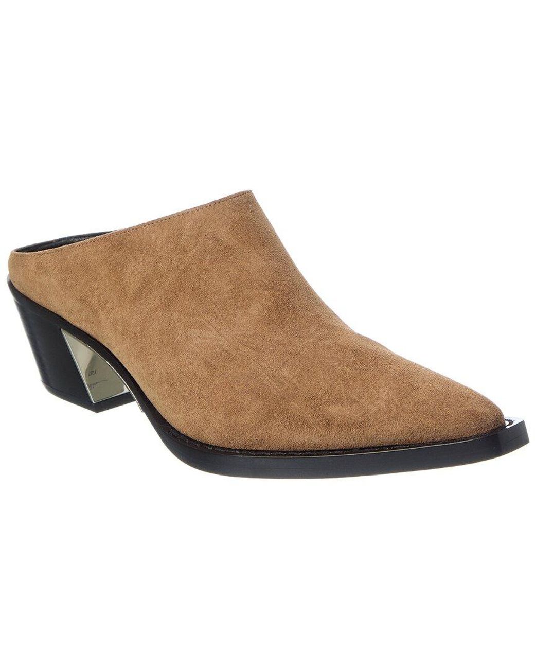 3.1 Phillip Lim Brown Downtown Suede Mule