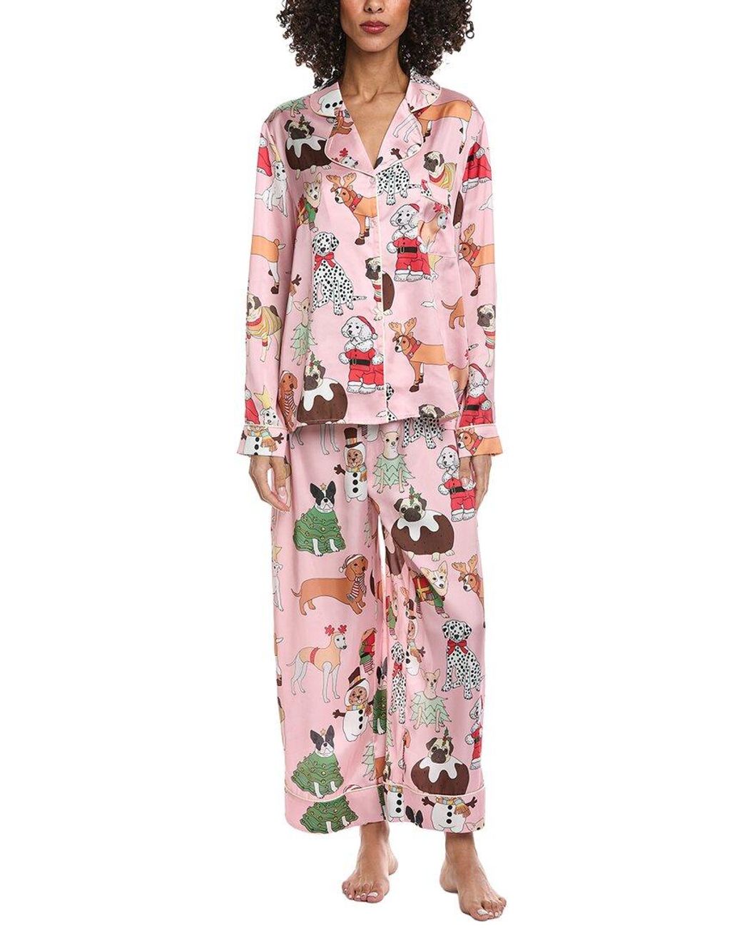 Karen Mabon Pink 2Pc Pajama Set