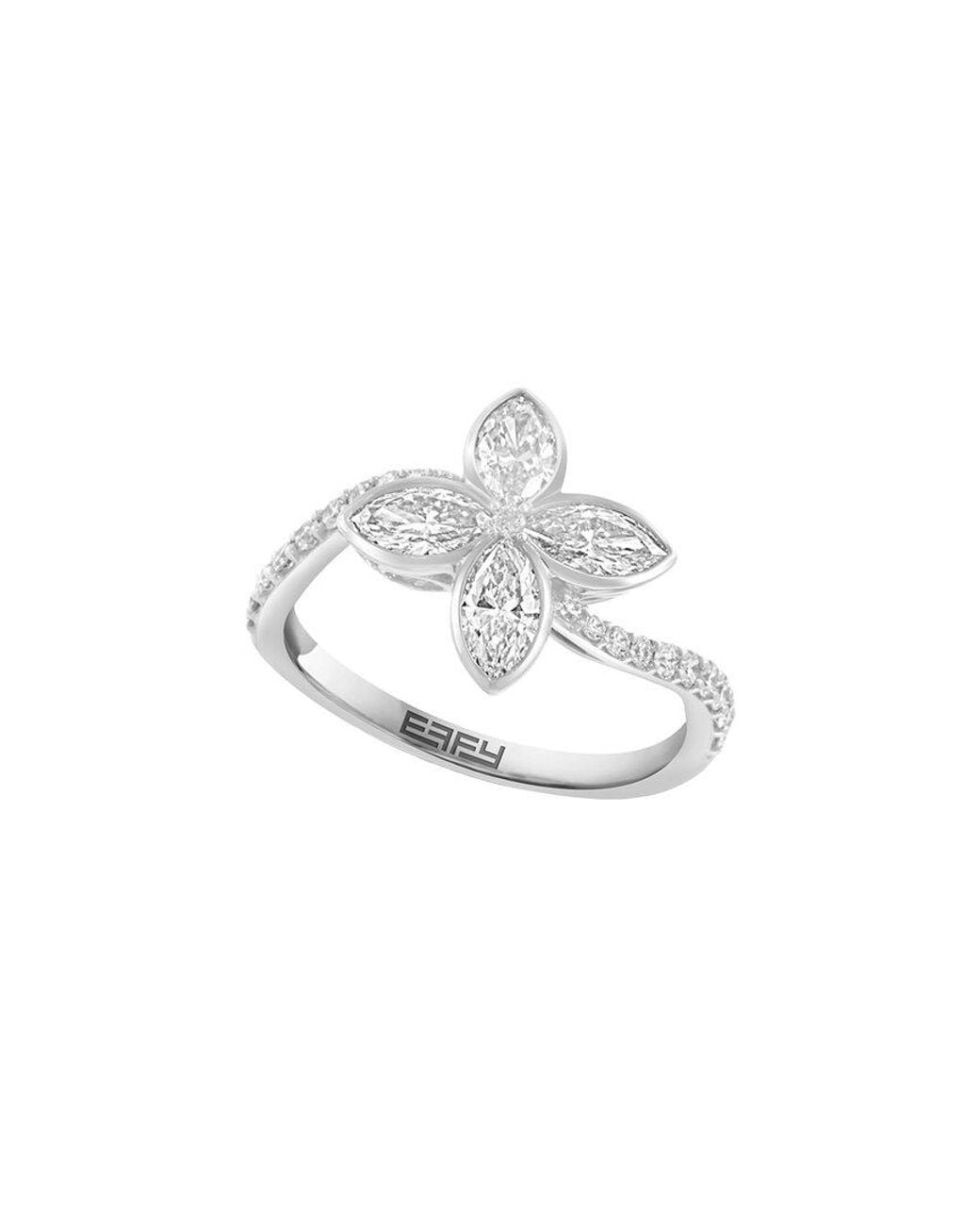 Effy Fine Jewelry White 14K 1.20 Ct. Tw. Lab-Grown Diamond Ring