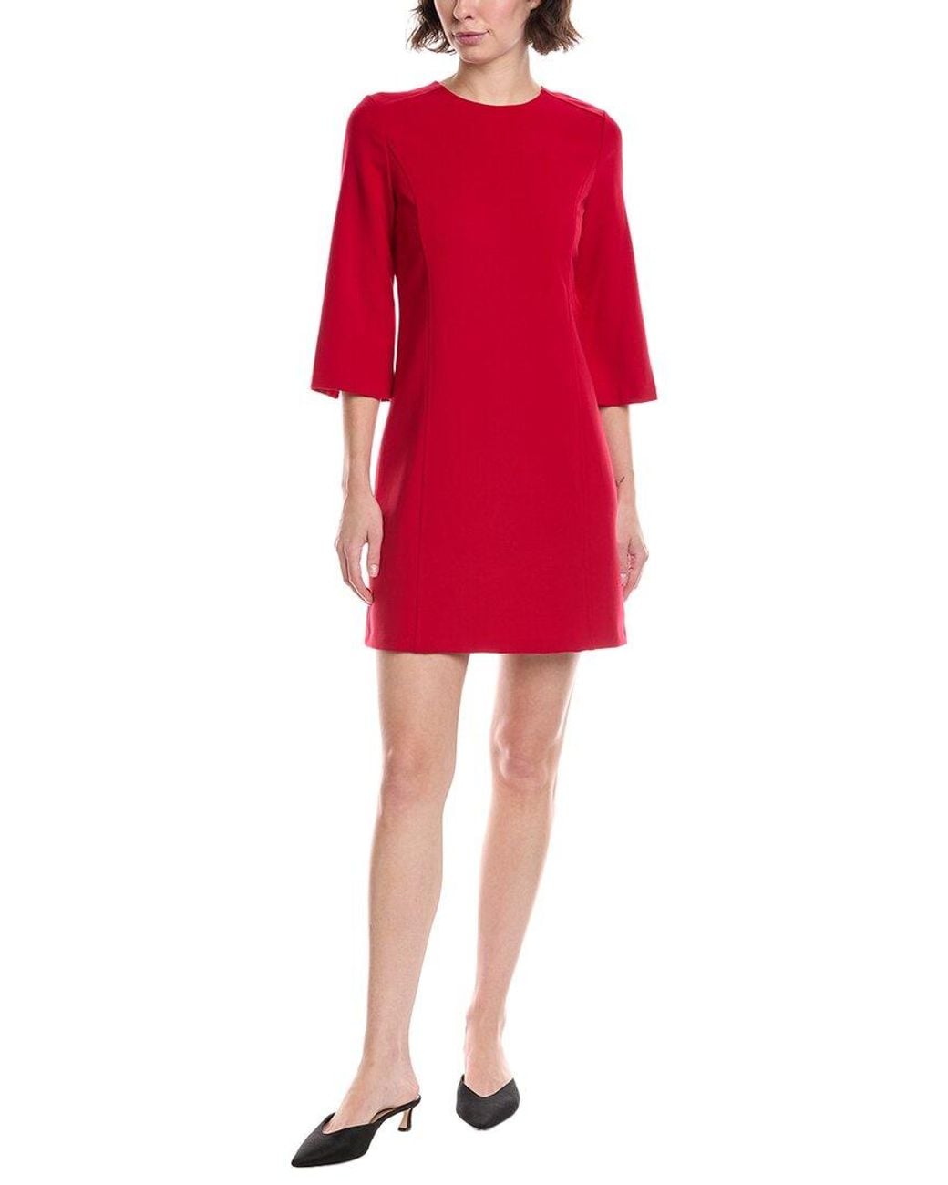 Alice + Olivia Red Gem Shift Dress