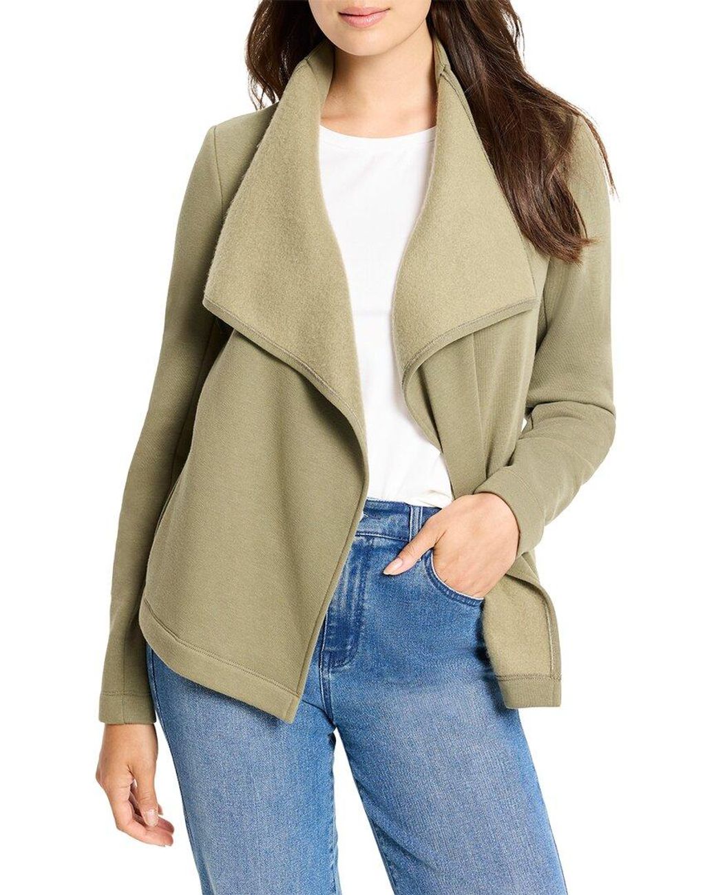 NIC+ZOE Natural Lounge Around Moto Jacket