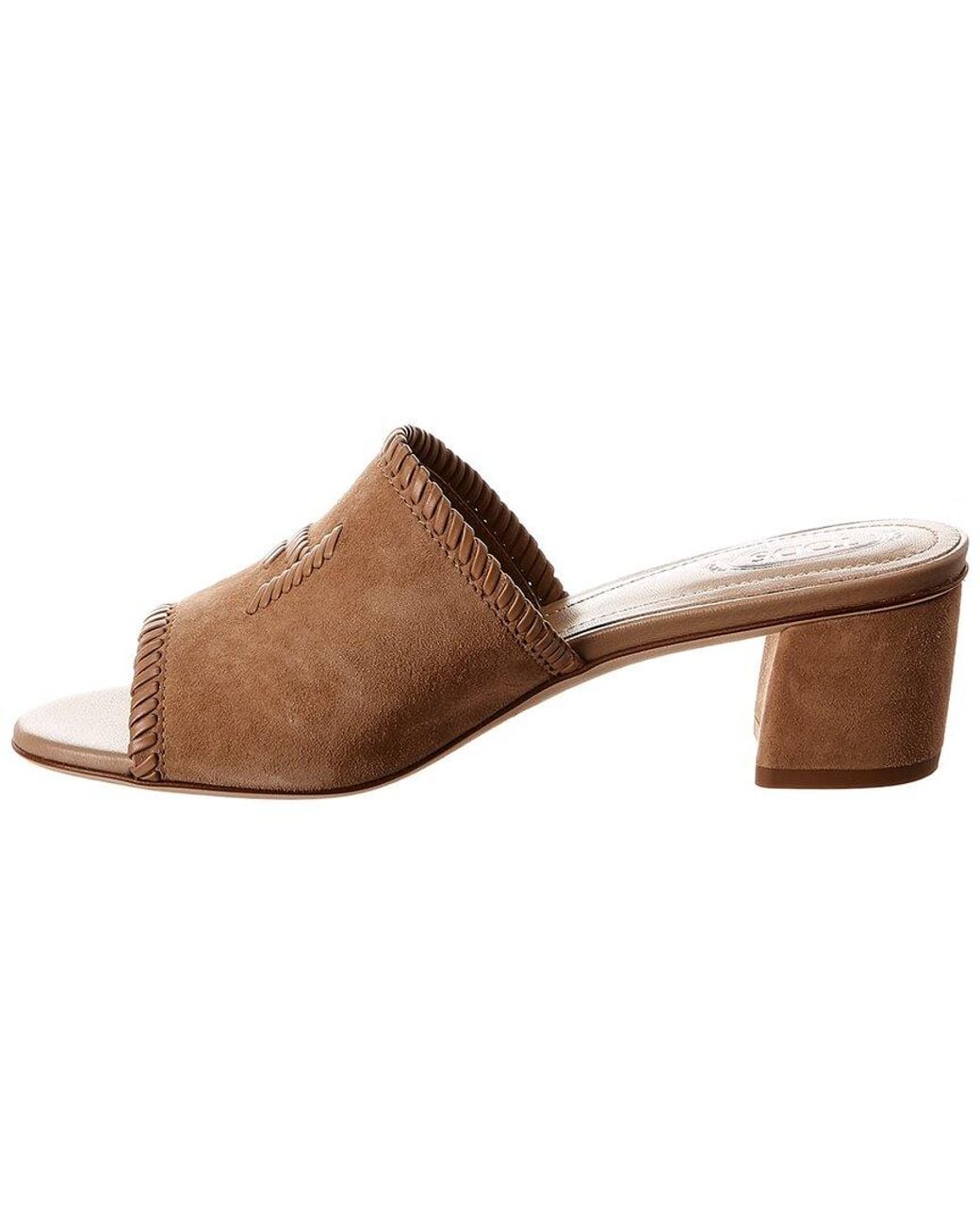 Tod's Brown Suede Mule