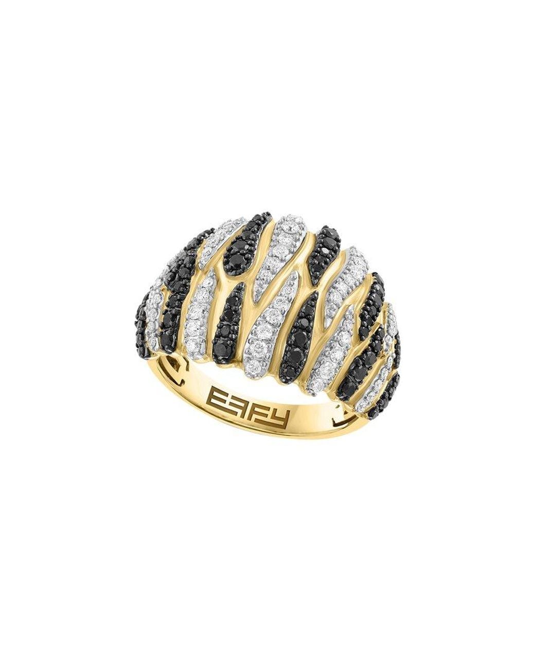 Effy Fine Jewelry Metallic 14K 0.81 Ct. Tw. Diamond Ring