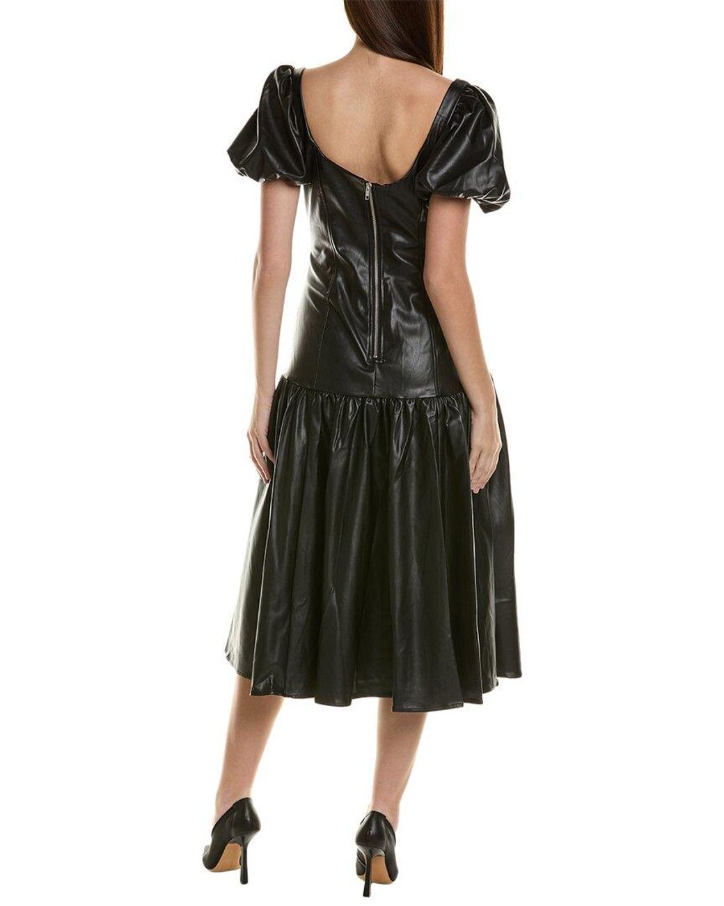 Hutch Black Brighton Midi Dress