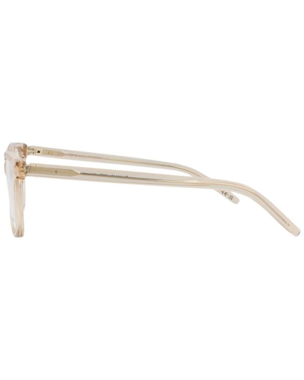 Saint Laurent White 53Mm Optical Frames