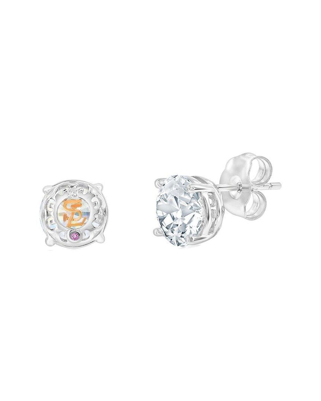 Suzy Levian CZ Jewelry White Suzy Levian Silver Cz Studs